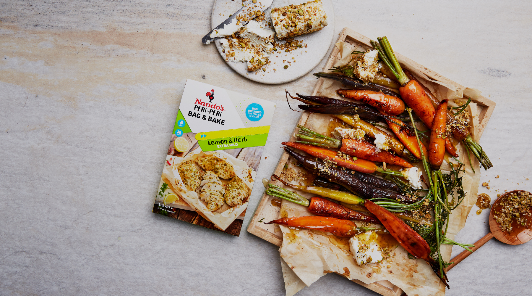 Spiced Roasted Heirloom Carrots