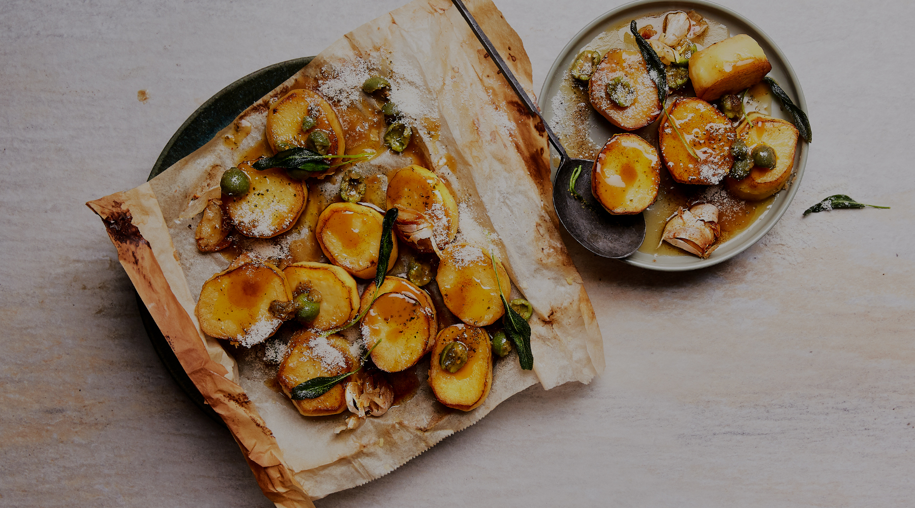 Garlic Melting Potato Fondants 